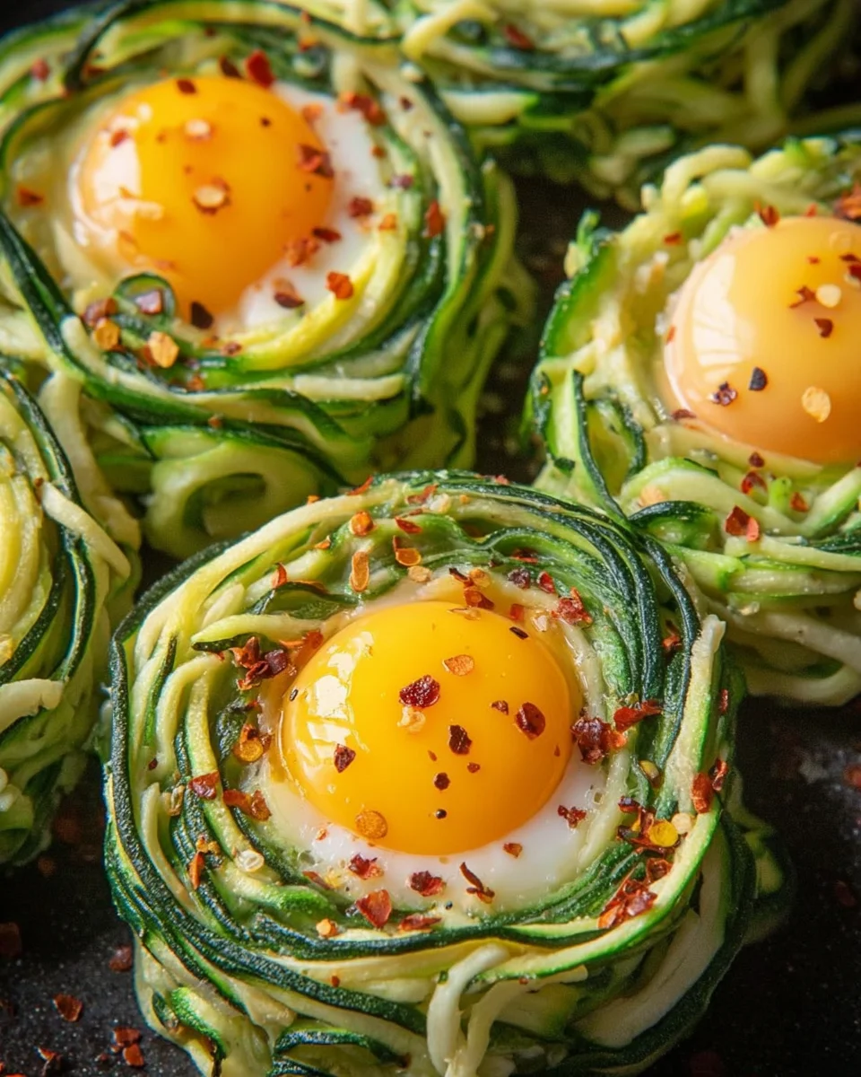 Zucchini-Ei-Nester