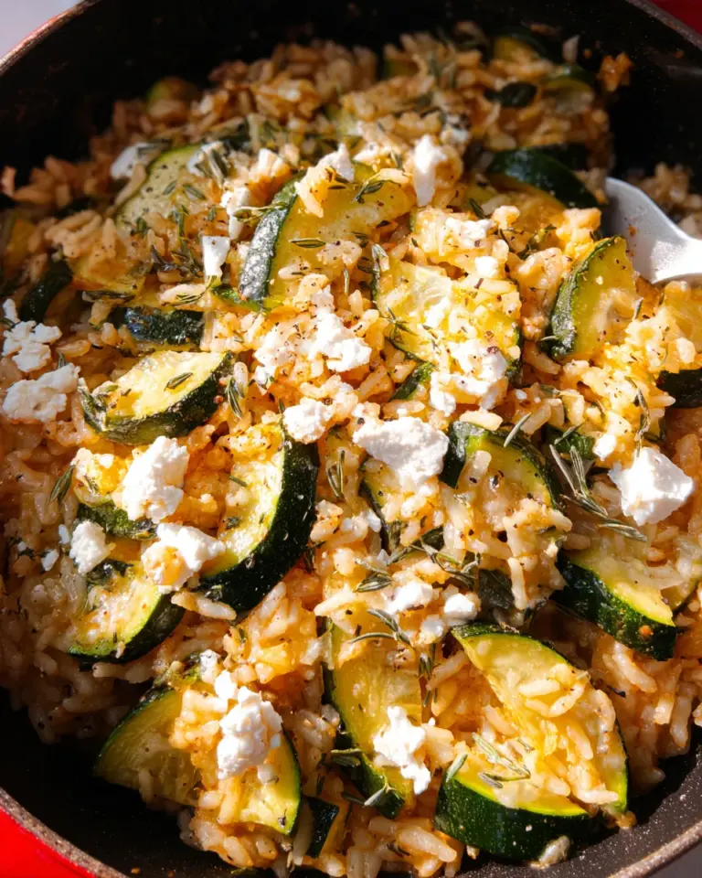 Zucchini Reis Pfanne - schnell & so lecker
