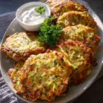 Zucchinipuffer aus dem Ofen