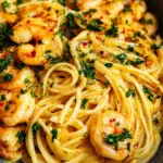 cremige Garnelenpasta