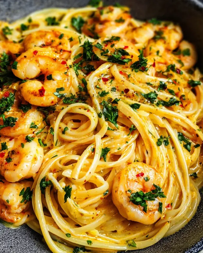 cremige Garnelenpasta