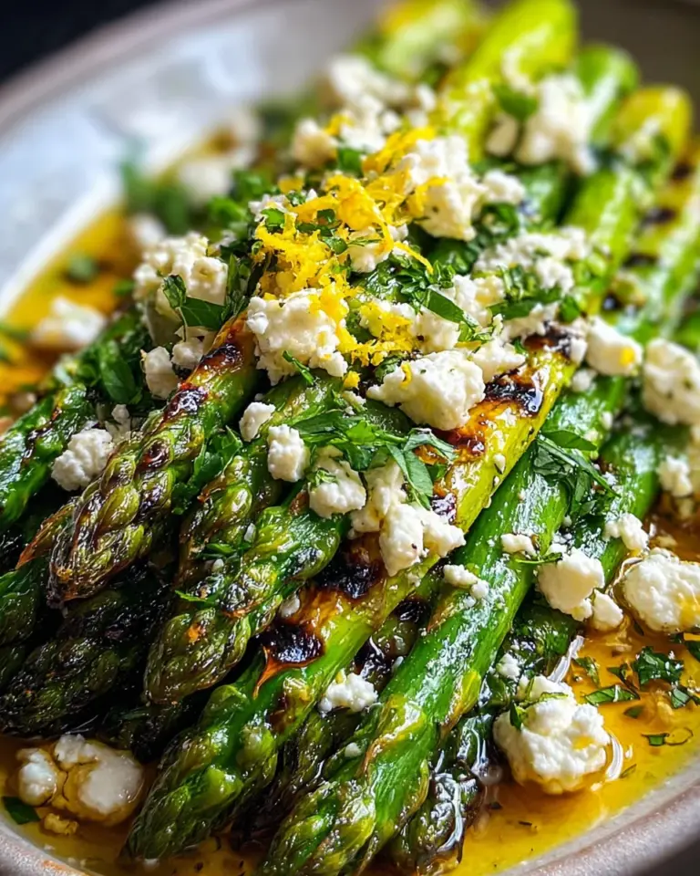 Gegrillter Spargel mit Zitrone und Feta: Ein Unglaubliches Ultimatives Rezept für 4 Personen