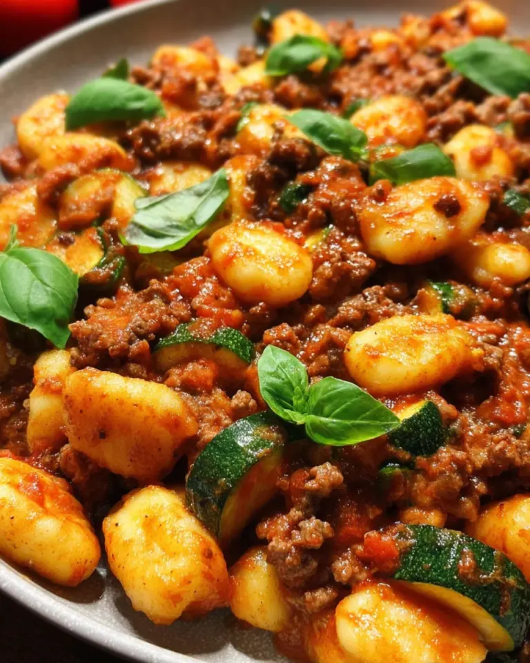 Gnocchi mit Hackfleisch - einfach und lecker