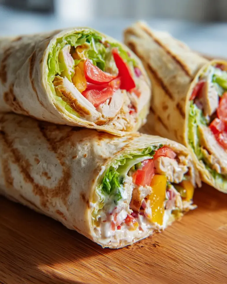 Hähnchen-Wraps – SOOO gut – das BESTE Rezept