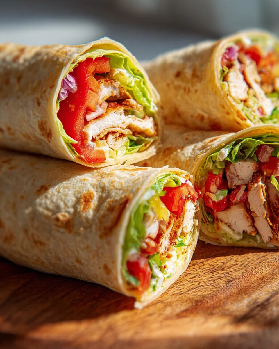 Hähnchen-Wraps