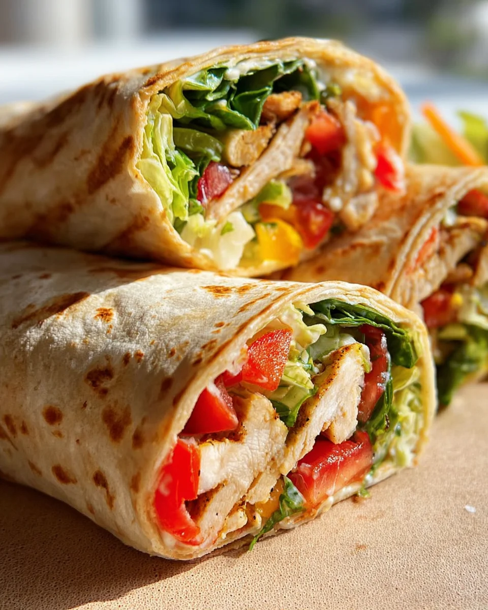 Hähnchen-Wraps