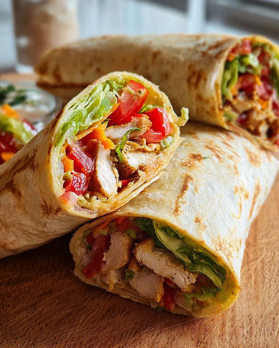 Hähnchen-Wraps