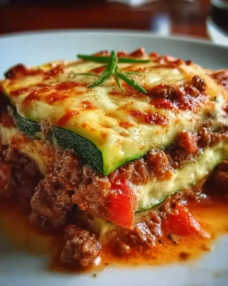 Low Carb Zucchini-Lasagne