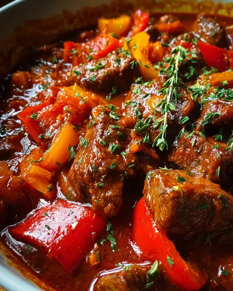 Ungarisches Paprika-Gulasch