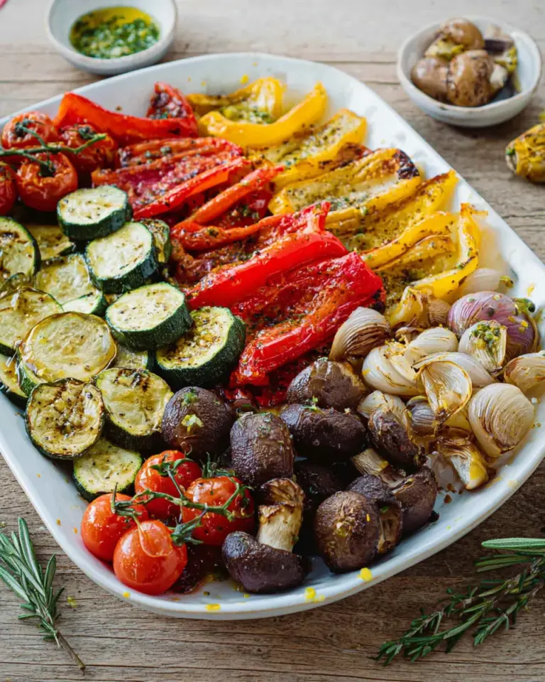 Antipasti aus frischem Gemüse