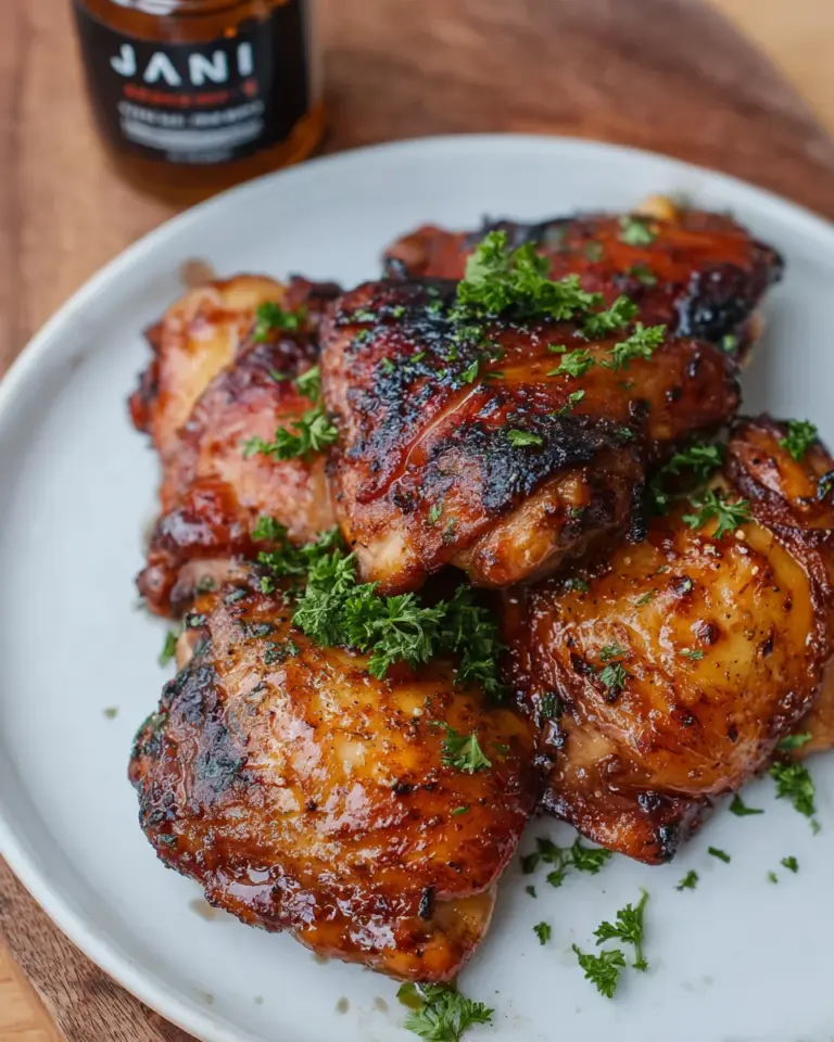 Brown Sugar Tamari Soy Sauce Chicken Thighs