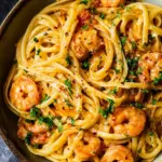 cremige Garnelenpasta