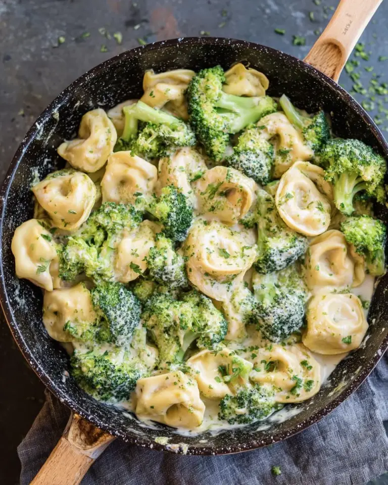 Cremige Tortellini Brokkoli Pfanne