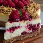 Himbeer Käsekuchen mit Streuseln