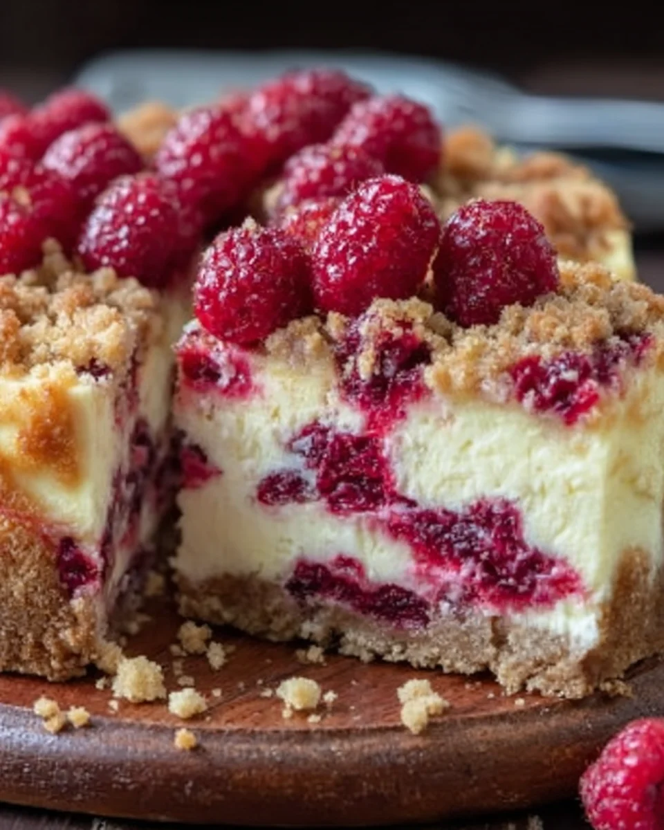 Himbeer-Käsekuchen-Streuselkuchen