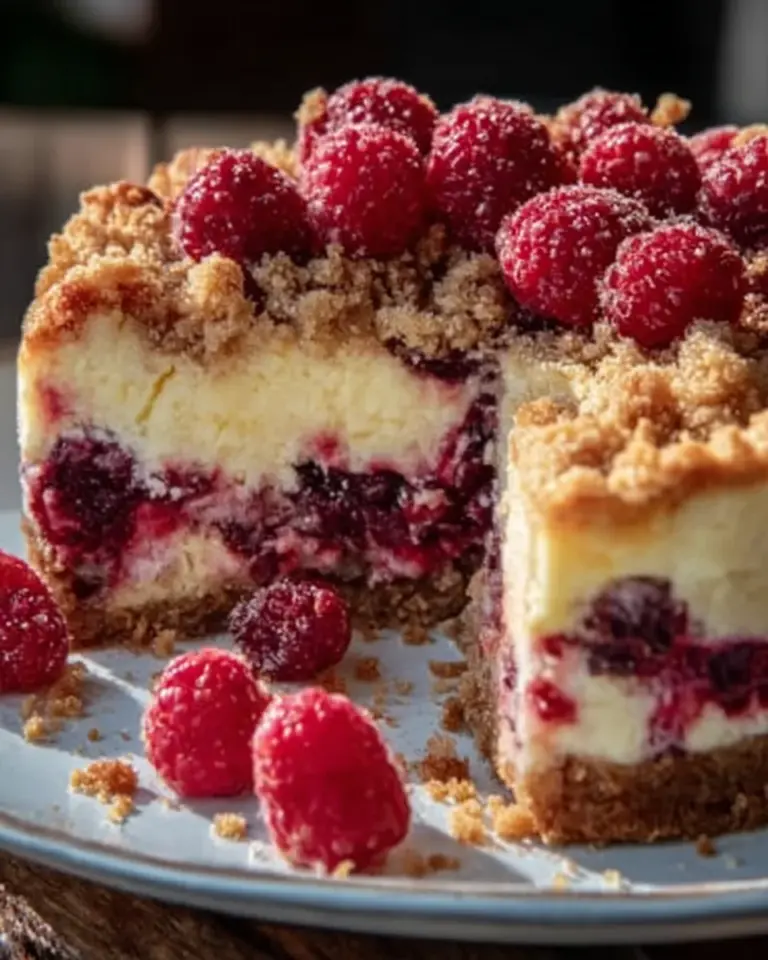 Himbeer-Käsekuchen-Streuselkuchen
