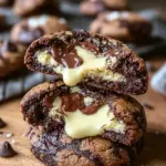Käsekuchen gefüllte Schokoladenkekse – Der Desserttraum