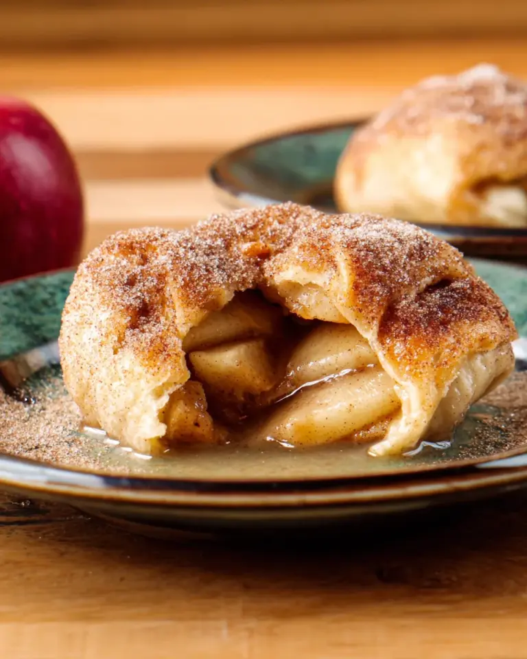 Süße Apfel-Ofenknödel mit Zucker-Zimt-Topping