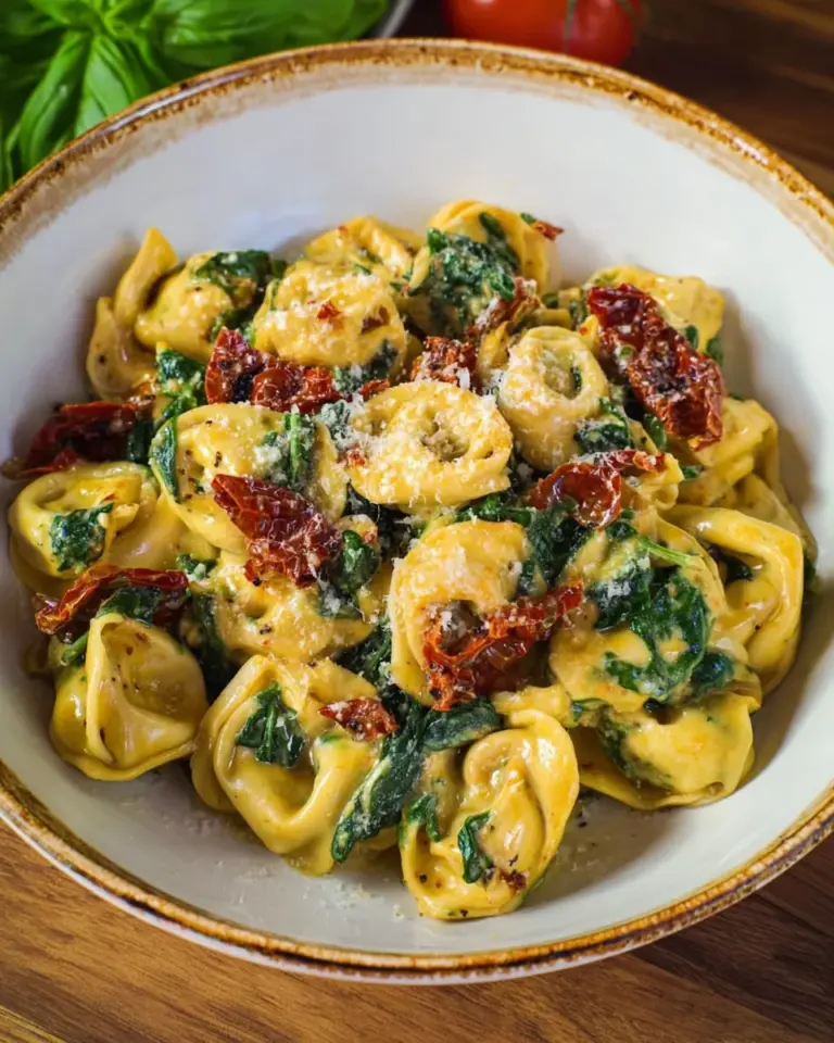 Schnelles Tortellini Rezept mit getrockneten Tomaten