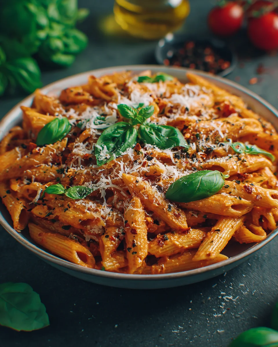 Tomaten-Knoblauch-Pasta