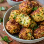 Zucchini-Käse Bällchen