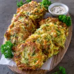 Zucchinipuffer aus dem Ofen