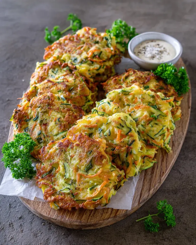 Zucchinipuffer aus dem Ofen
