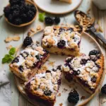 Brombeer-Mandelkuchen mit Vanille-Streuseln