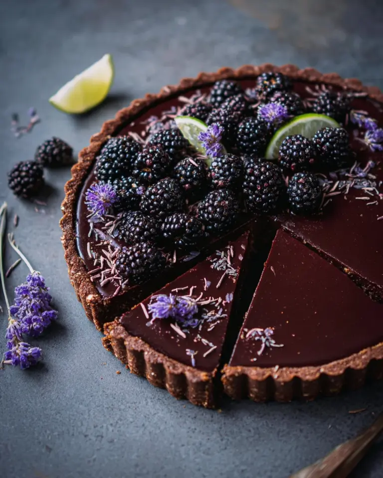 Brombeer-Schokoladentarte