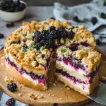 Brombeerkuchen mit Quark und Frischkäse