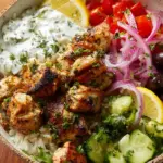 Die beste Griechische Hähnchen Bowl: Saftig & voller Geschmack