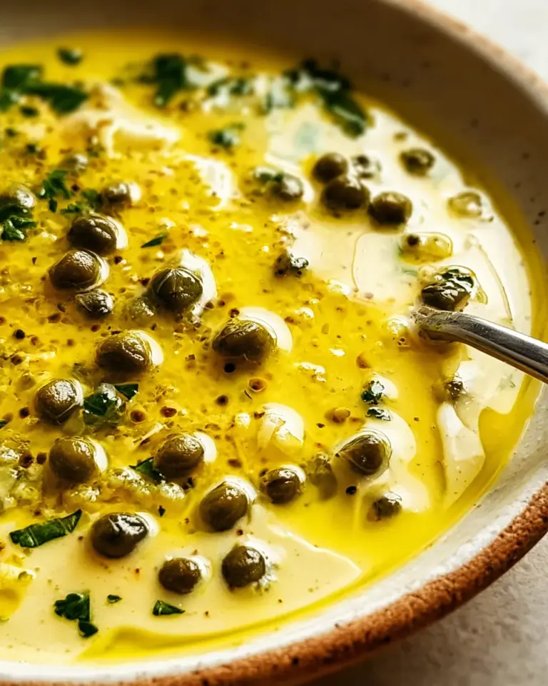 Einfache Zitronen-Kapern-Sauce: Frisch, schnell & unwiderstehlich!