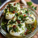 Eingelegter Mozzarella