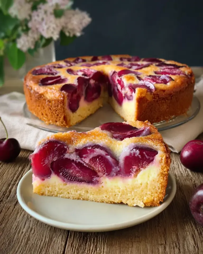 Feiner Pflaumenkuchen mit Guss