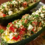 Gefüllte Zucchini mit Feta