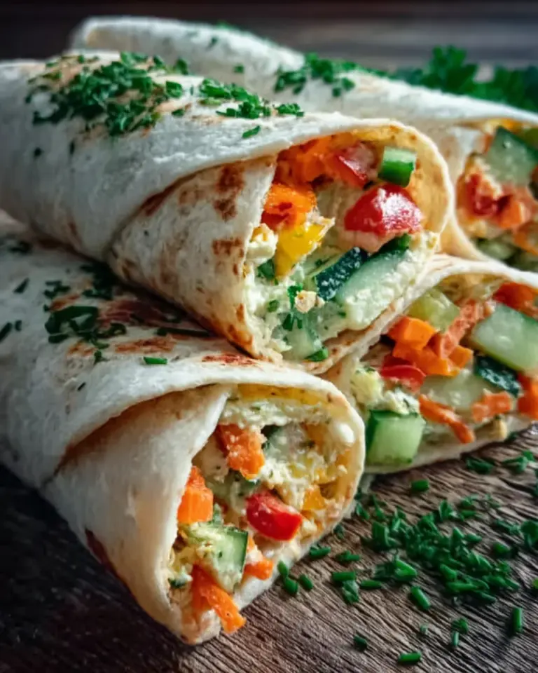 Hüttenkäse Wraps
