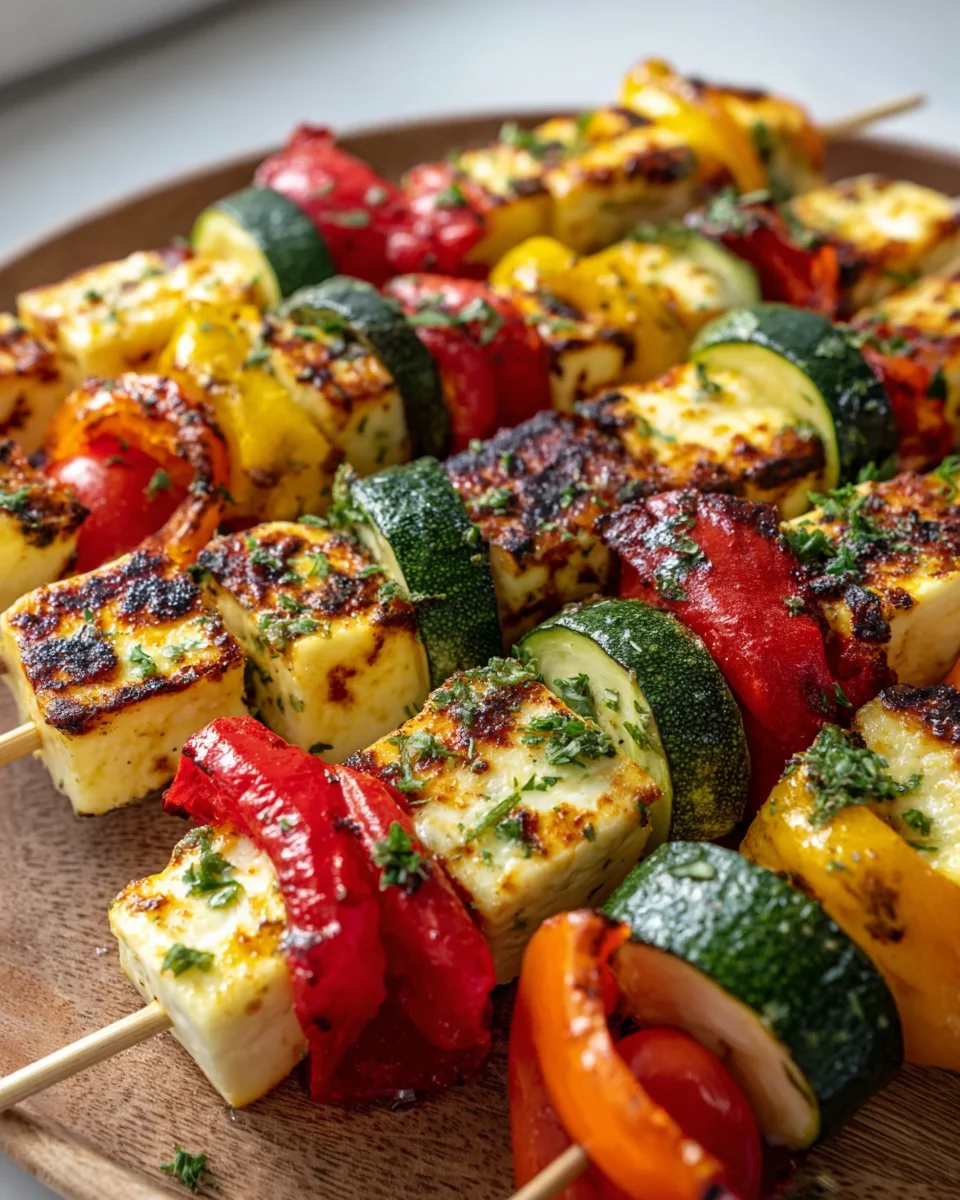 Halloumi Gemüse Spieße vom Grill: Dein vegetarischer Hit! image 2