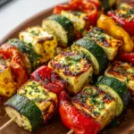 Halloumi Gemüse Spieße vom Grill: Dein vegetarischer Hit!