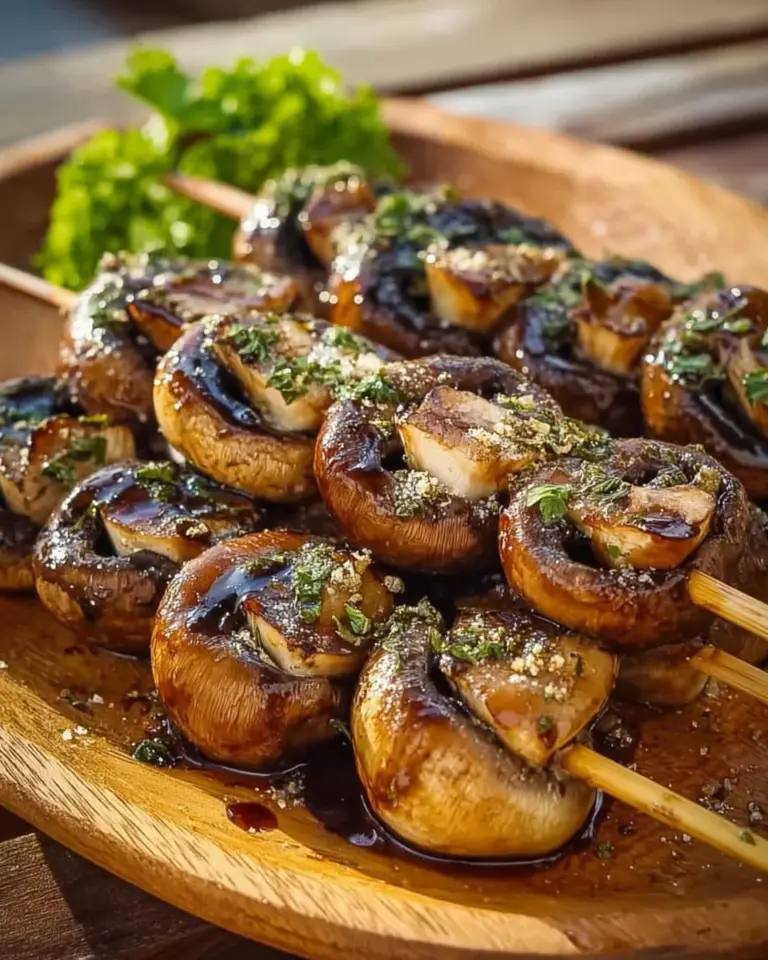 Gegrillte Champignon-Spieße: Ein Unglaubliches Ultimatives Rezept für 4 Personen