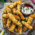 Knusprige Low Carb Zucchini-Pommes