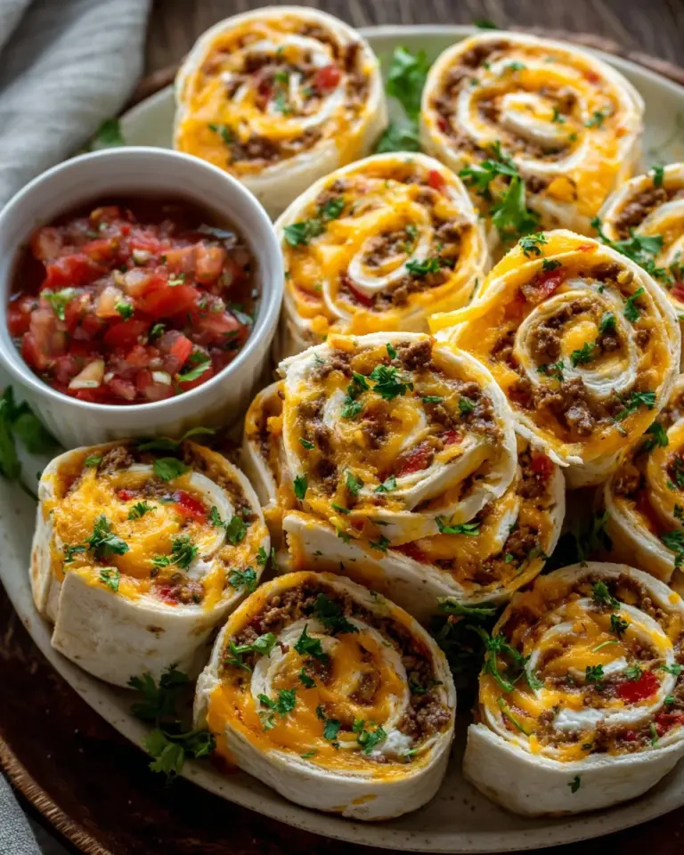 Leckere Taco Pinwheels – Ideal für jede Party & Appetizer!