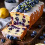 Leichter Joghurtkuchen mit Blaubeeren und Zitrone