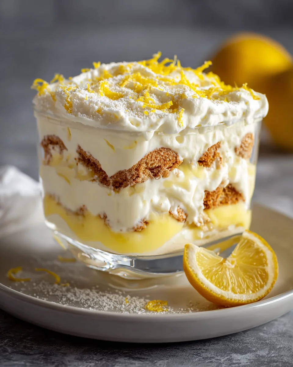 Limoncello-Art Tiramisu – Erfrischender Zitronen-Traum image 2