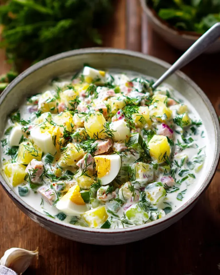 Okroschka (russische kalte Suppe)