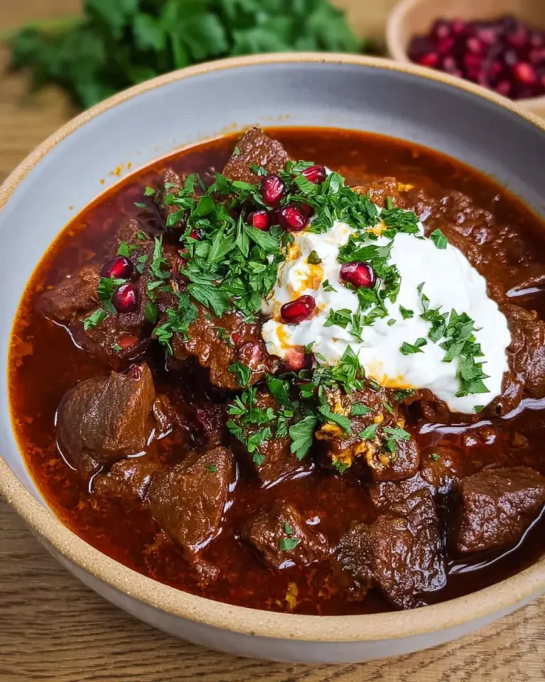 Omas Gulasch Rezept: 1 Stunde köcheln, umwerfend!