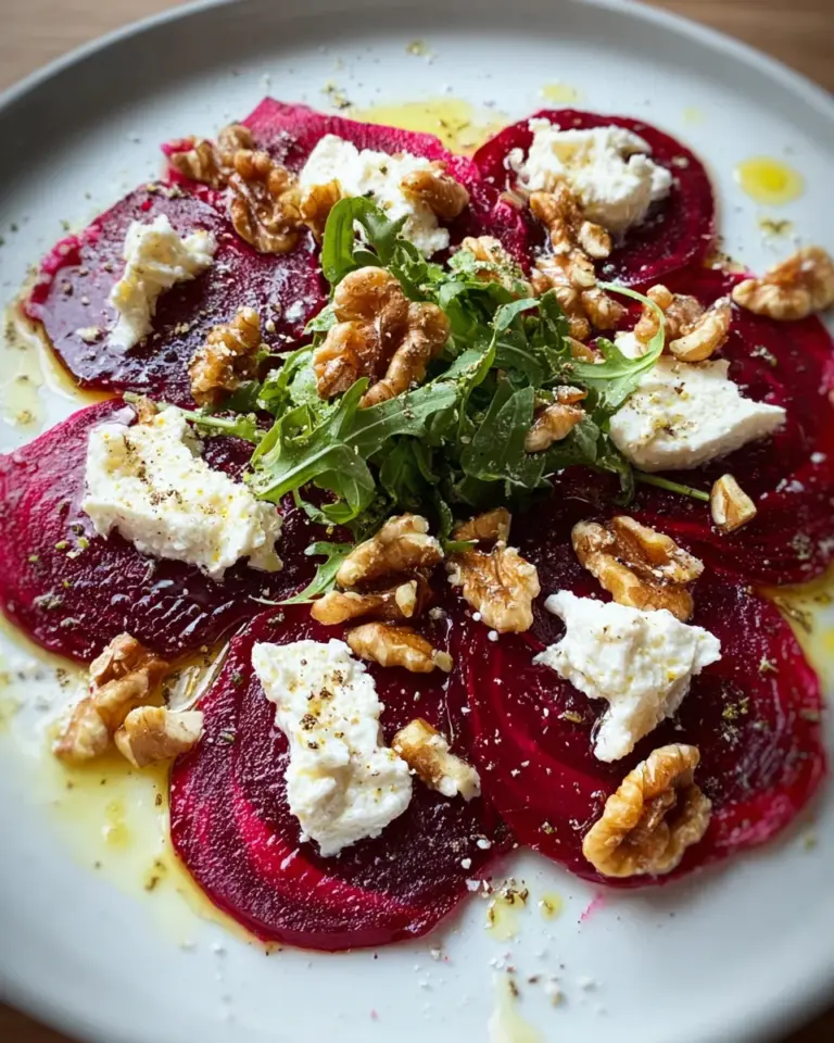 Rote Bete-Carpaccio