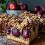 Walnuss-Zwetschgenkuchen mit Zimt-Streuseln