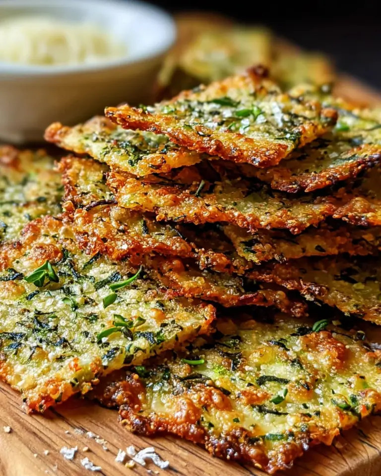 Zucchini Kräcker mit Kräutern für gesunden Snack